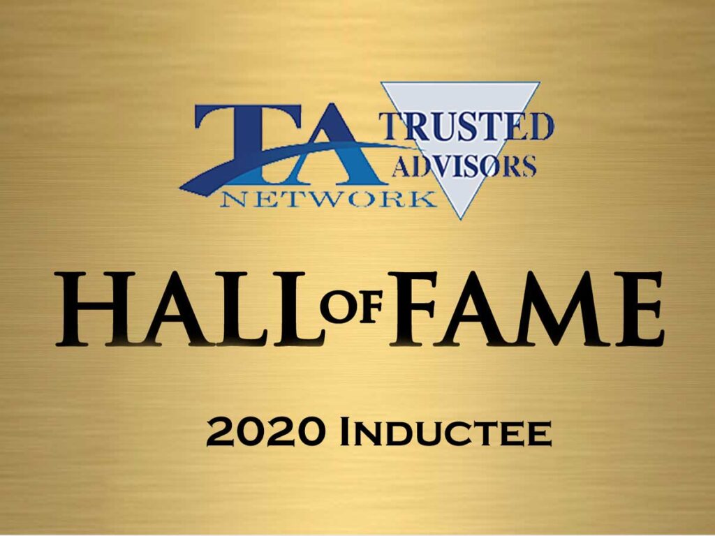 Tom Lemanski Hall of Fame Induction 1 Trusted Advisors Hall of Fame