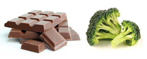 Chocolate vs Broccoli