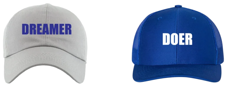 Daydream or Nightmare? Leading with Vision and Action in the C-Suite 8 dreamer doer hats2