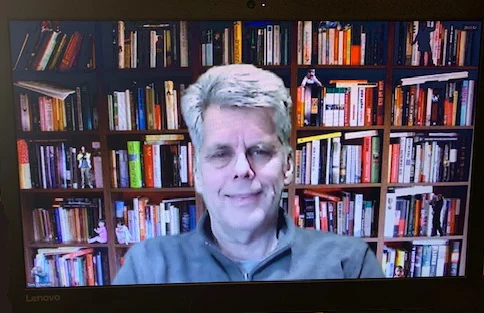 Your Zoom Presence: Put Your Best Face Forward 13 Zoom BG- Bookshelf