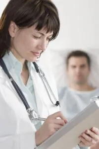 ER Doctor and Patient