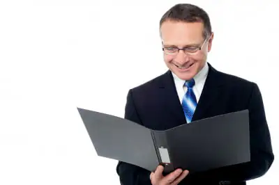 Jim With Folder