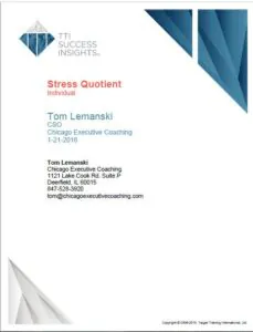 Stress Report Cover