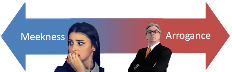 Executive Presence: What's Your Attitude? 2 Meekness - Arrogance Continuum