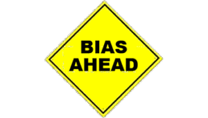 Bias Caution Sign