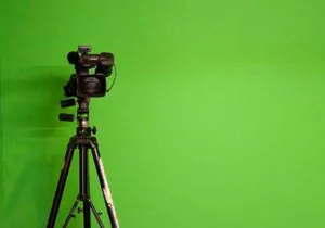 Green Screen for Virtual Meeting on Zoom